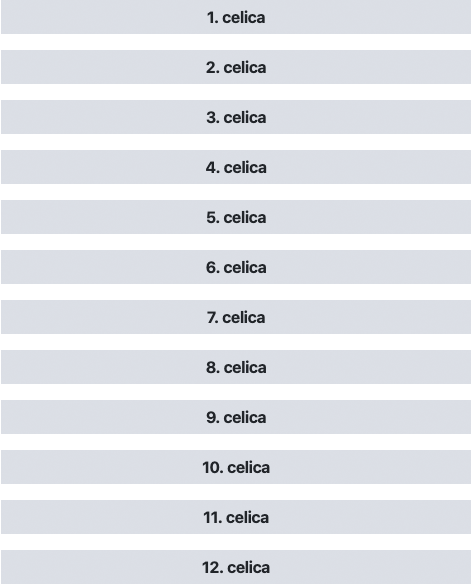 Uporaba mrežnega sistema na **zelo majhni napravi** (< 576px)