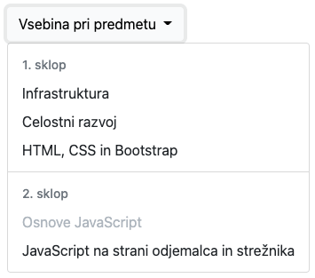Spustni meni