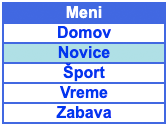 Spustni meni, prehod z miško